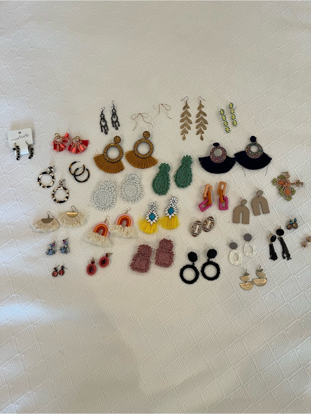 Assorted Women's Boho Fringe and beaded Earrings